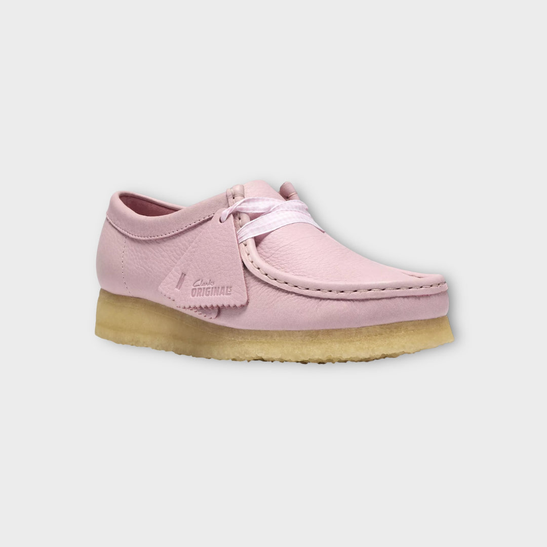 Clarks Wallabee I Baby Pink Leather