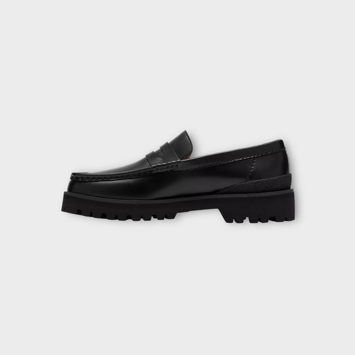 Clarks Yukoner Penny I Black Leather