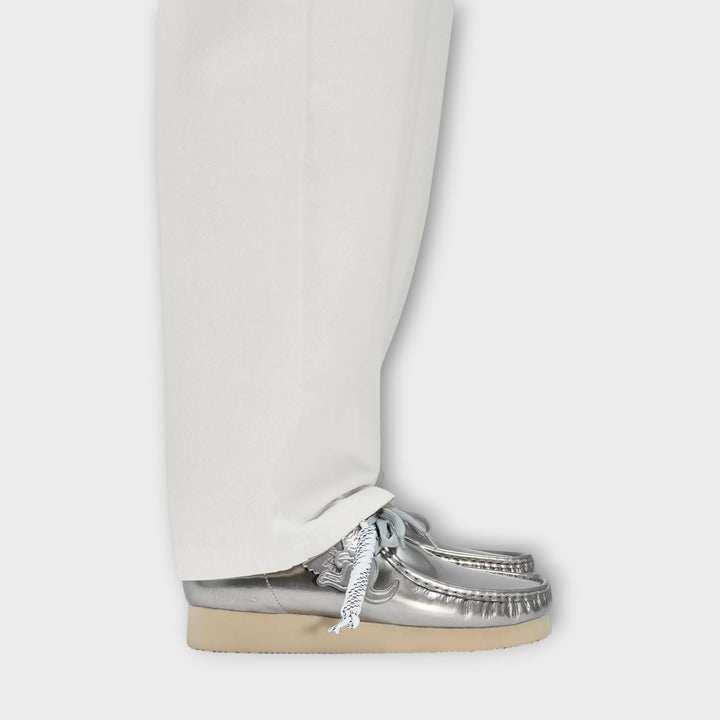 Clarks Wallabee 2604 I Silver Patent