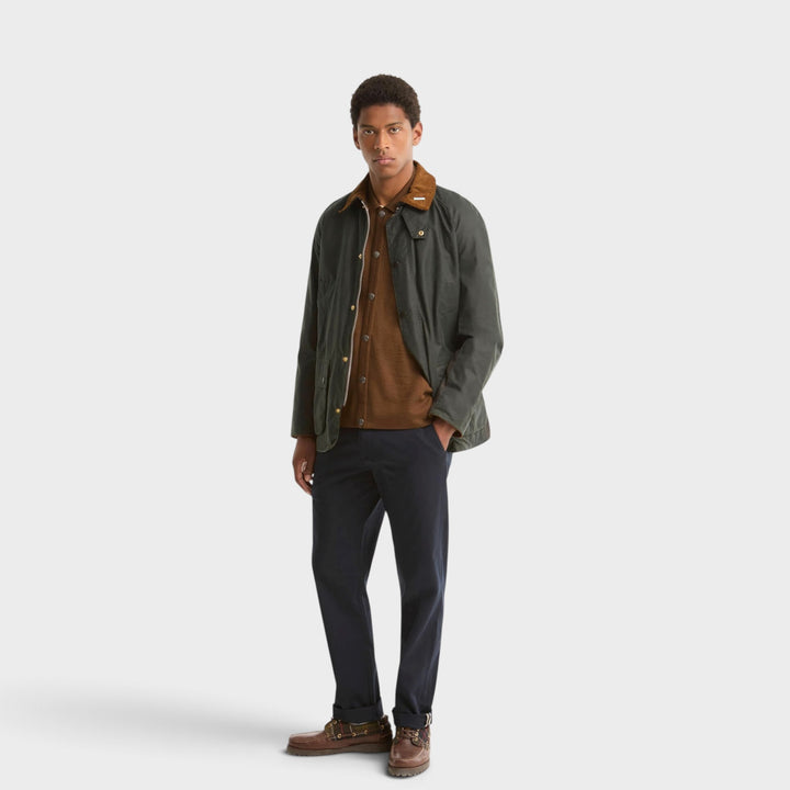 Barbour Icons Ashby Wax Jakke I Sage