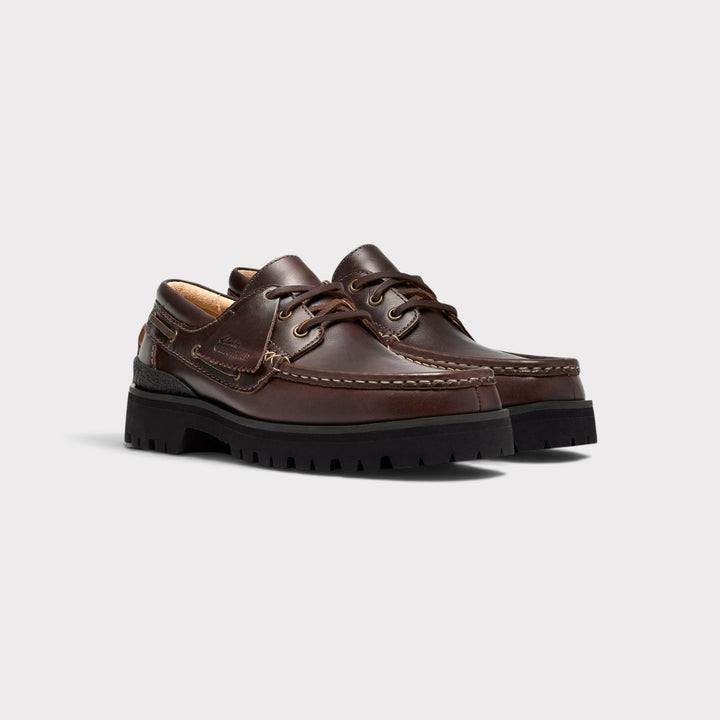 Clarks Yukoner Boat I Black/Brown Leather