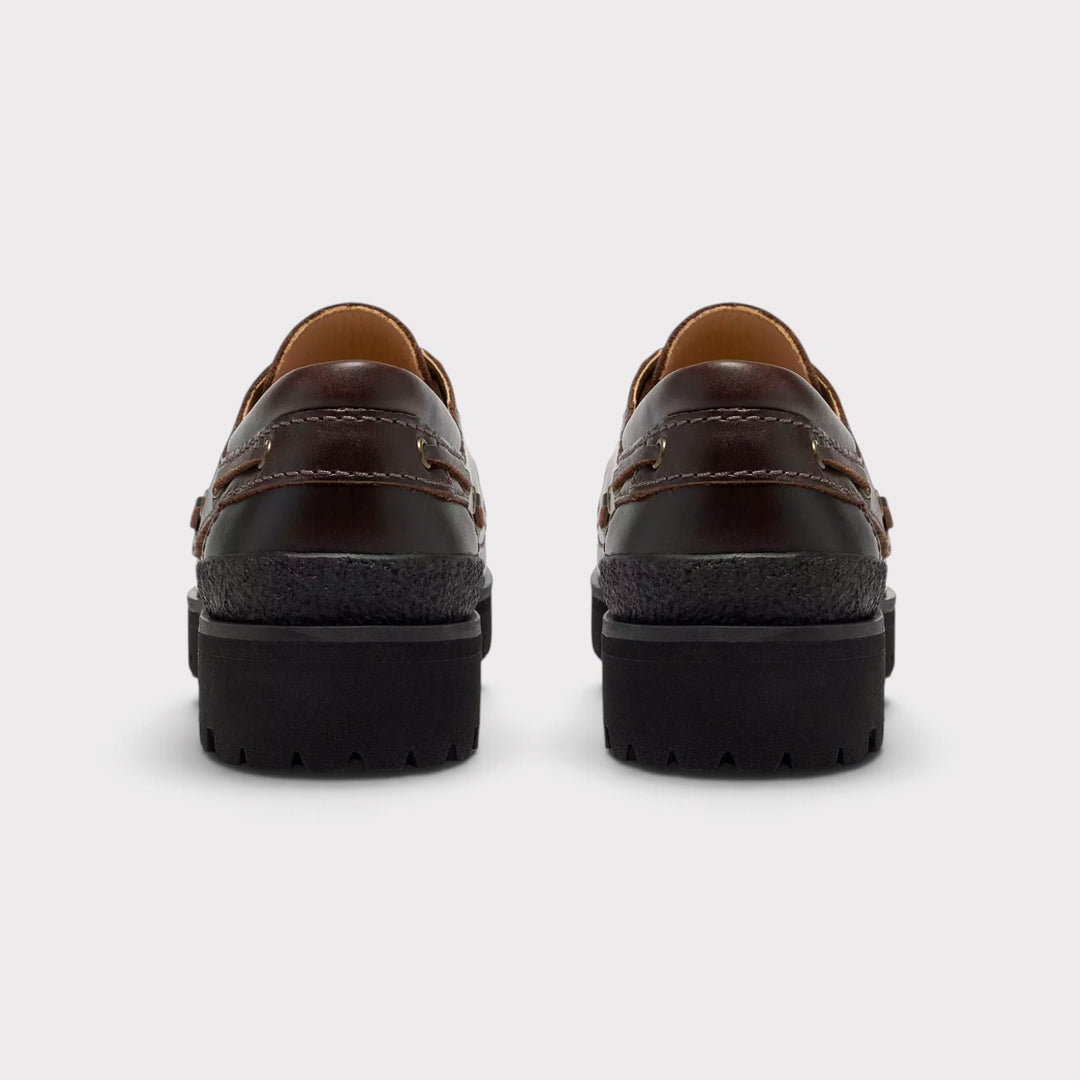 Clarks Yukoner Boat I Black/Brown Leather