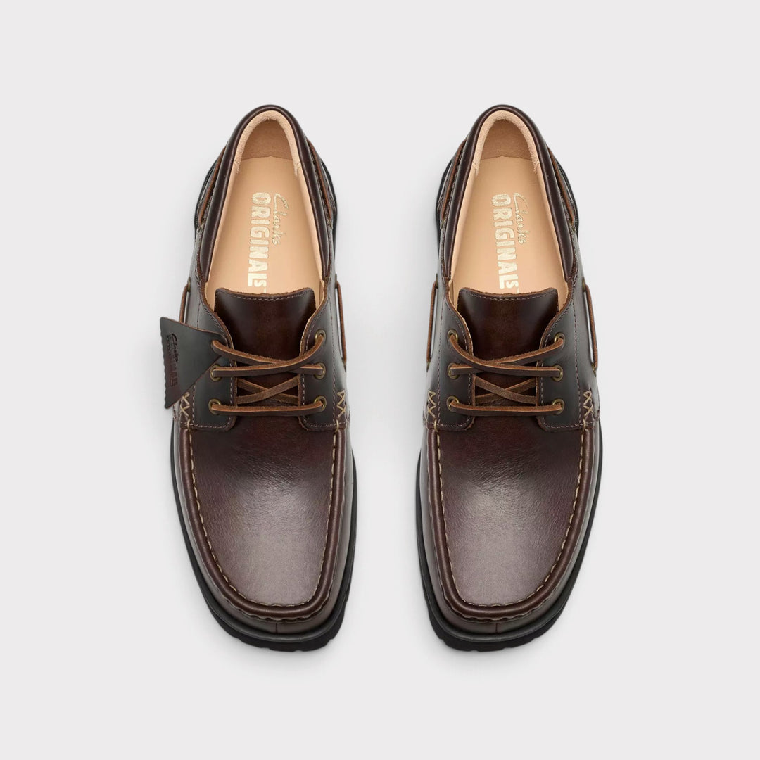 Clarks Yukoner Boat I Black/Brown Leather