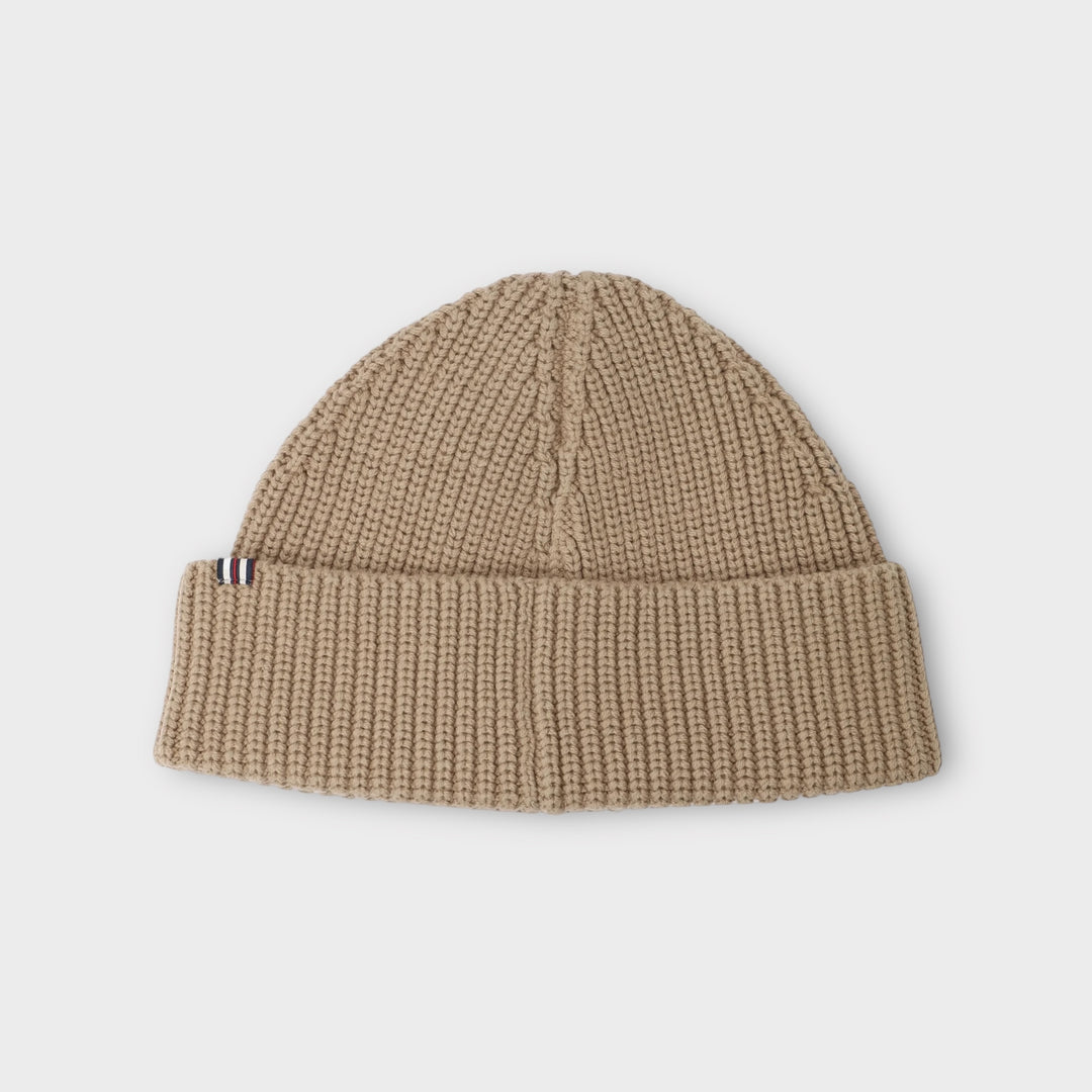 FILA BIELLA Fisherman Logo Beanie I Weathered Teak