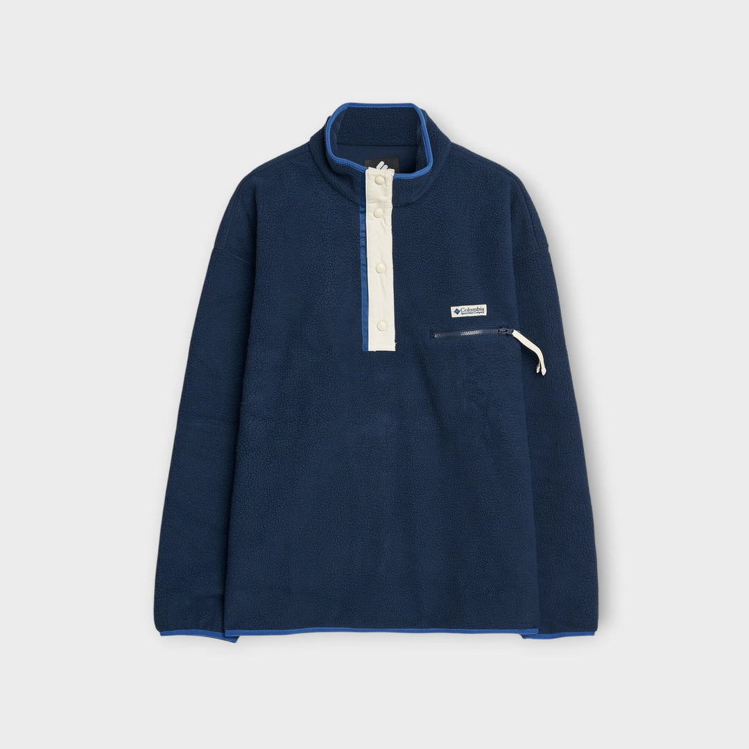 Columbia Helvetia II Printed Half Snap Fleece I Blå