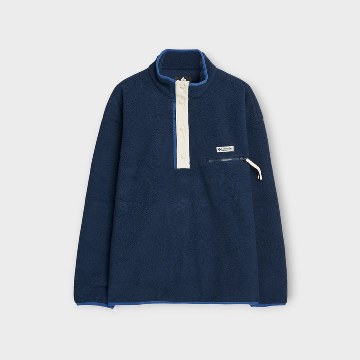 Columbia Helvetia II Printed Half Snap Fleece I Blå