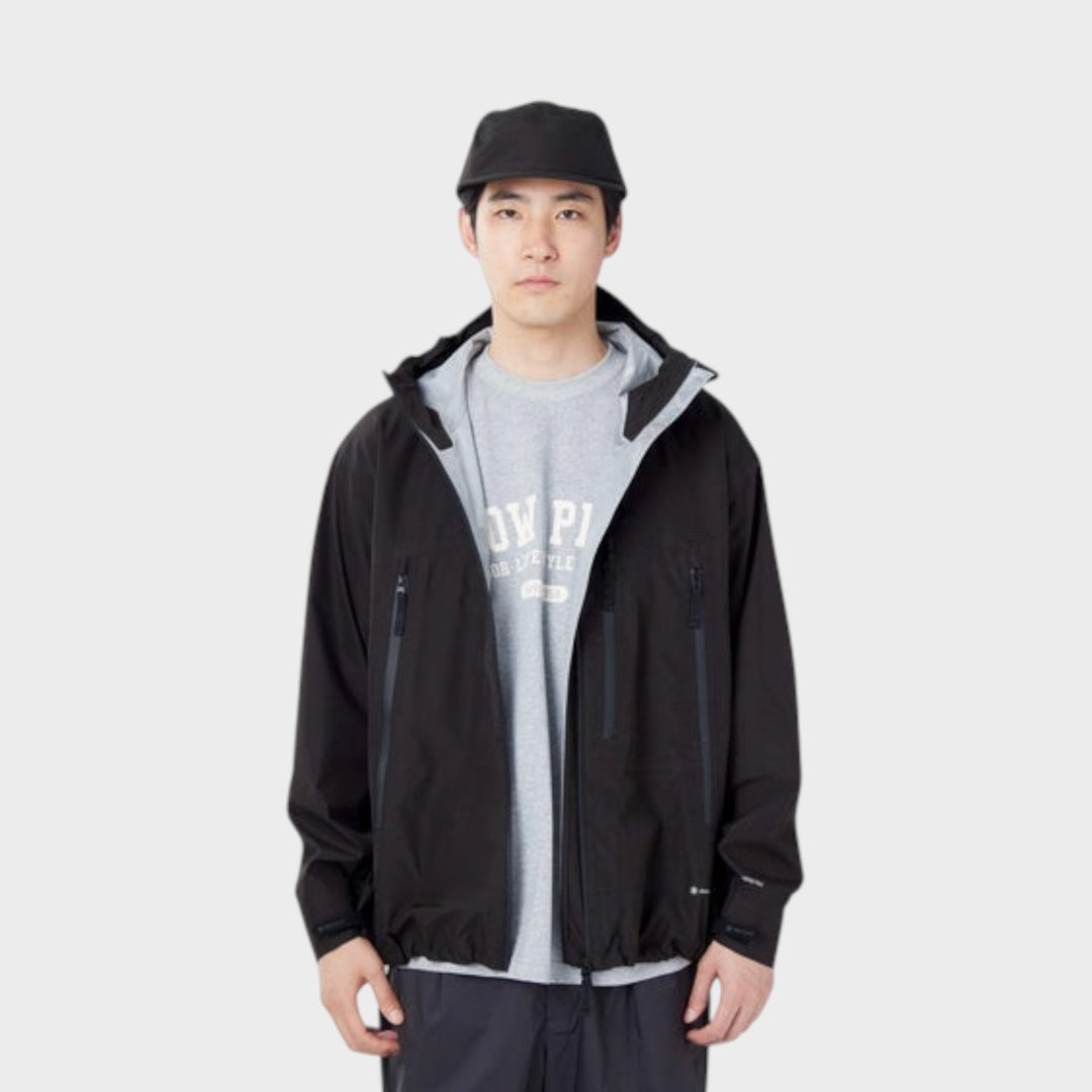 Snow Peak Gore-Tex Regnjakket I Sort
