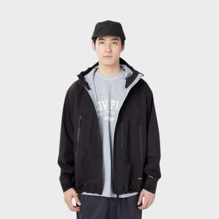 Snow Peak Gore-Tex Regnjakket I Sort