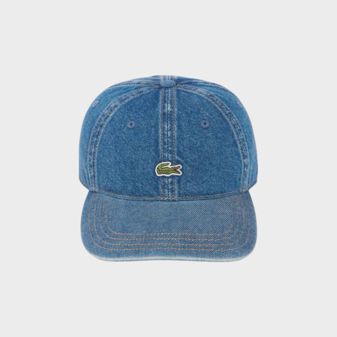 Lacoste Cotton Denim Kasket I Blue