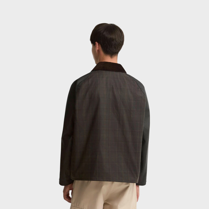 Barbour Patchwork Transport Wax Jakke I Tartan Multi