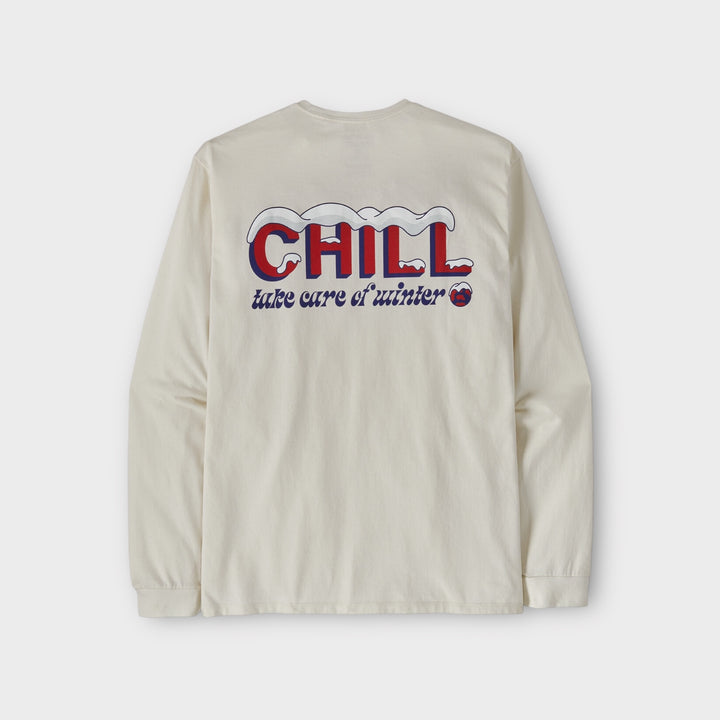 Patagonia Chill Langærmet T-shirt I Off White