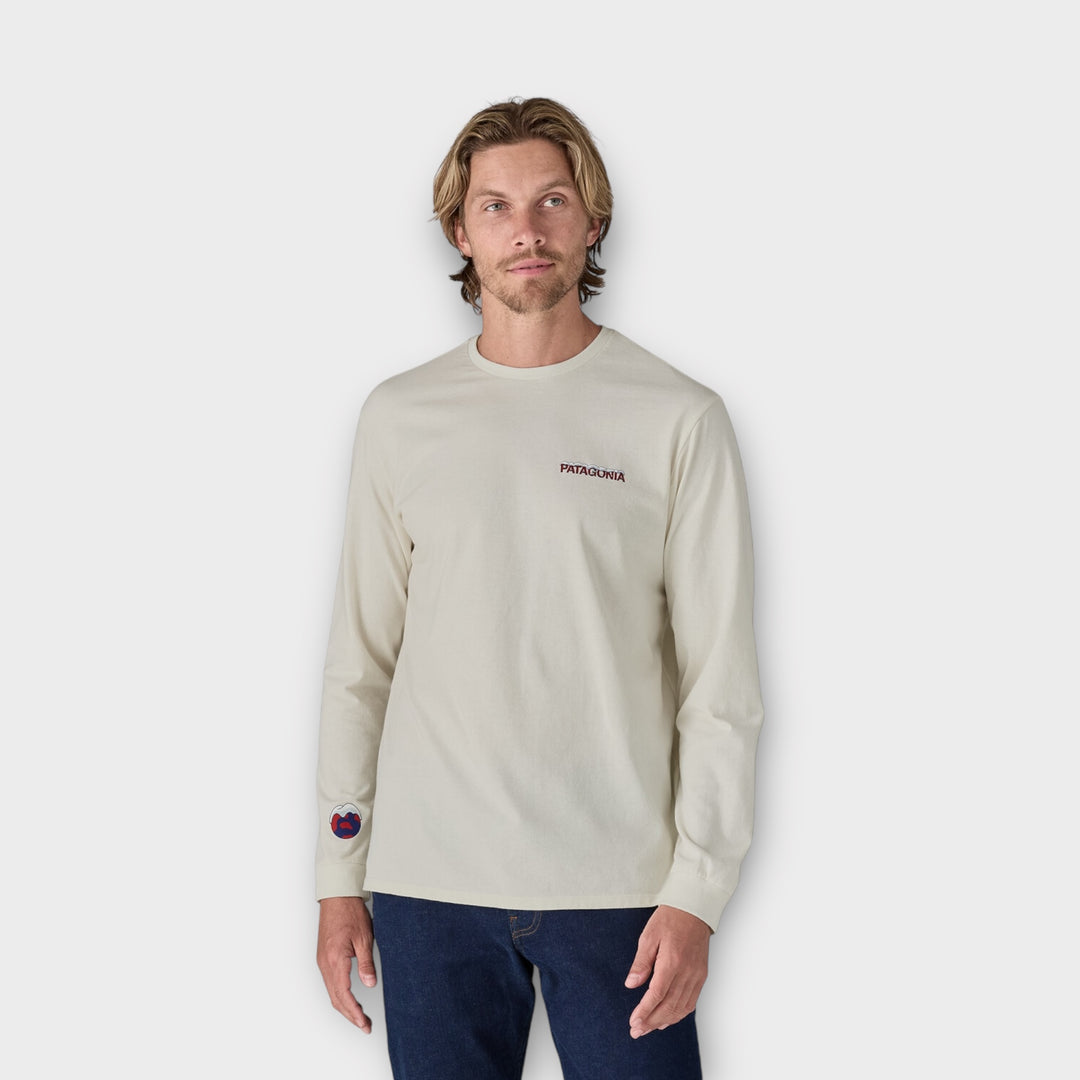 Patagonia Chill Langærmet T-shirt I Off White