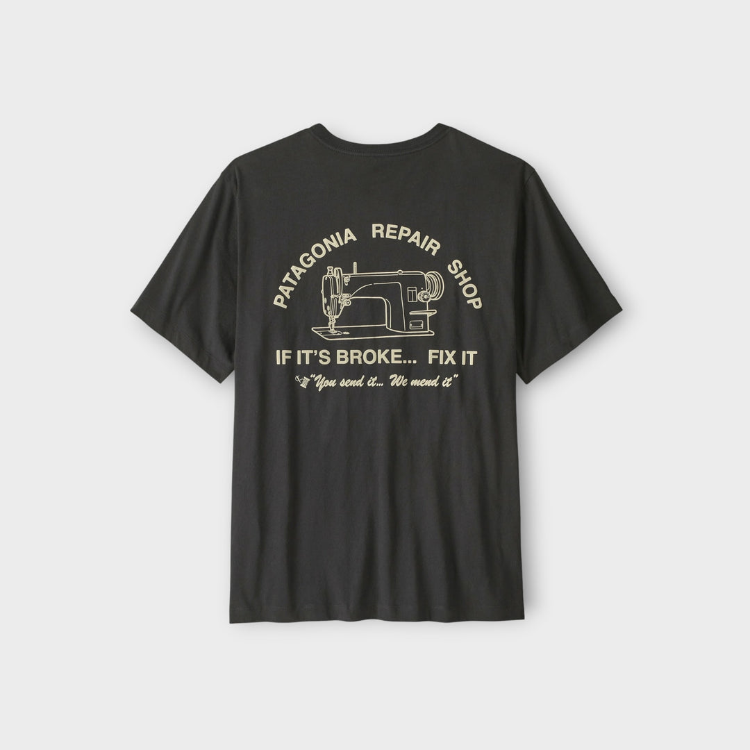 Patagonia Repair Shop T-Shirt I Ink Black