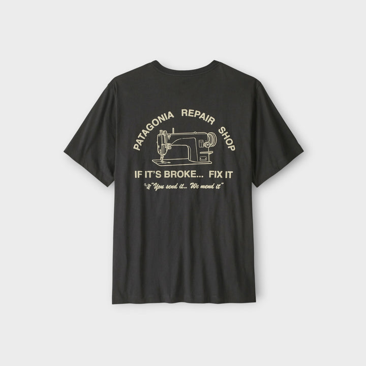 Patagonia Repair Shop T-Shirt I Ink Black