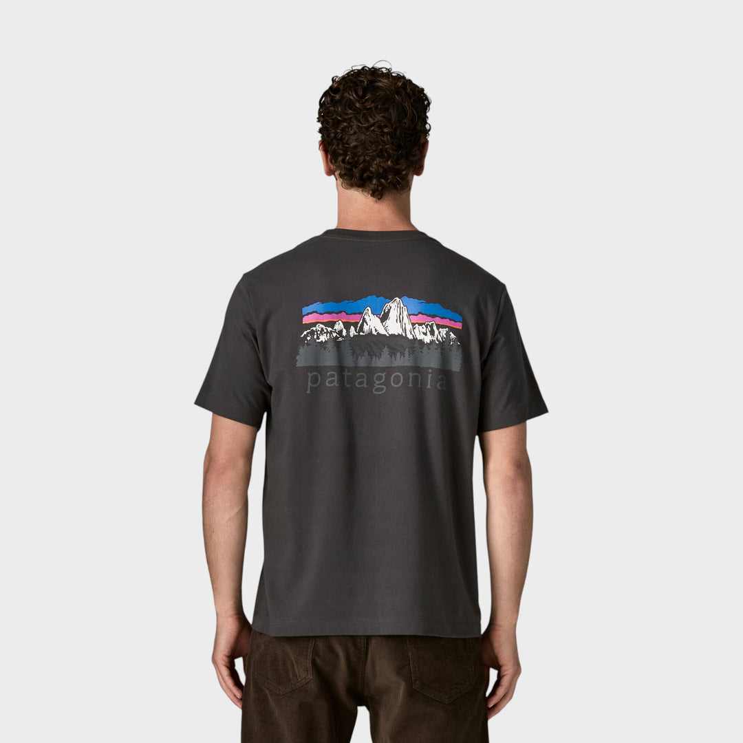 Patagonia Fitz Roy Foothills T-Shirt I Ink Black