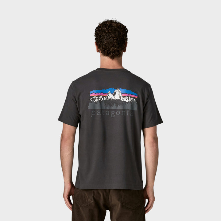 Patagonia Fitz Roy Foothills T-Shirt I Ink Black
