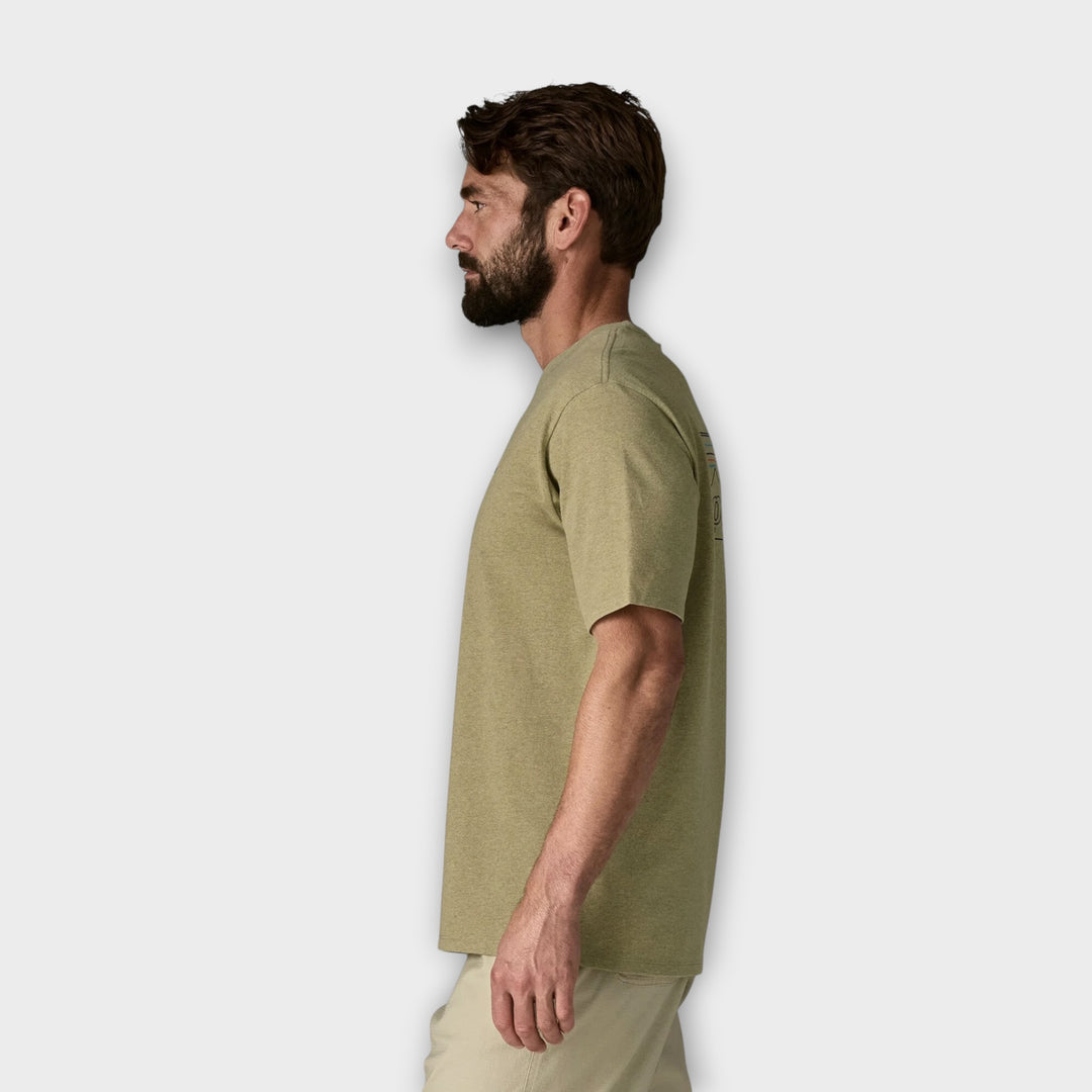 Patagonia P-6 Responsibili Logo T-Shirt I Green