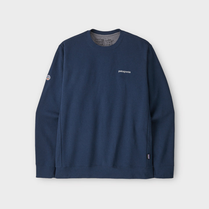 Patagonia Fitz Roy Icon Uprisal Crewneck I Blue