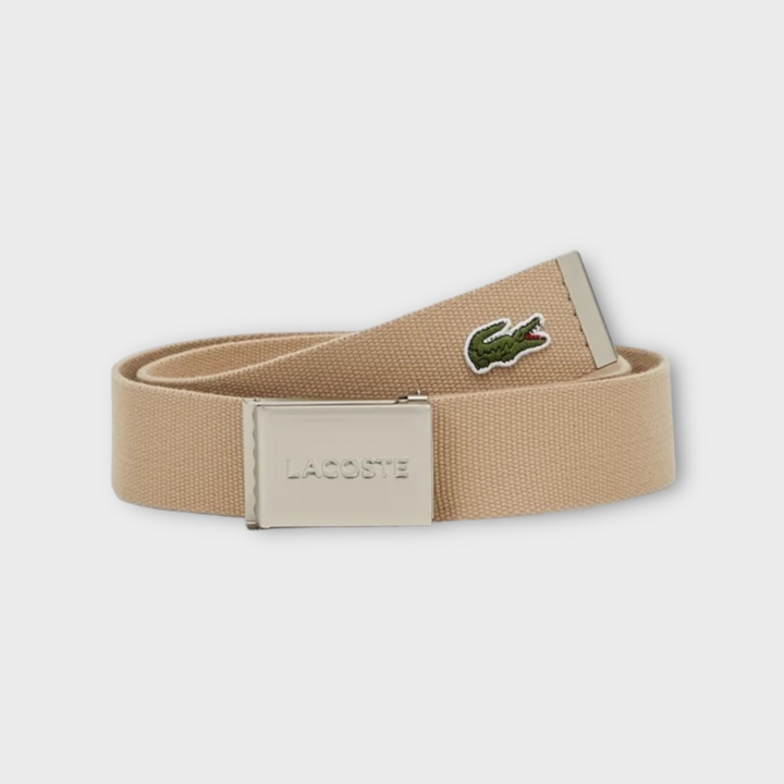 Lacoste Woven Belt In Viennois