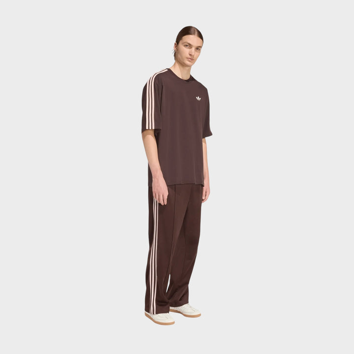 Adidas Baggy Trackpants I 	Aurora Coffee/Sandy Pink