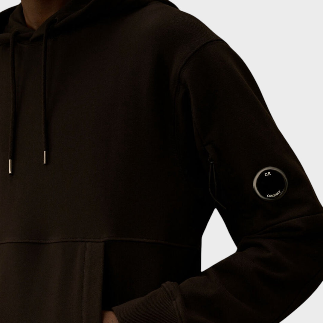 C.P Company Diagonal Raised Fleece Hoodie I Sort