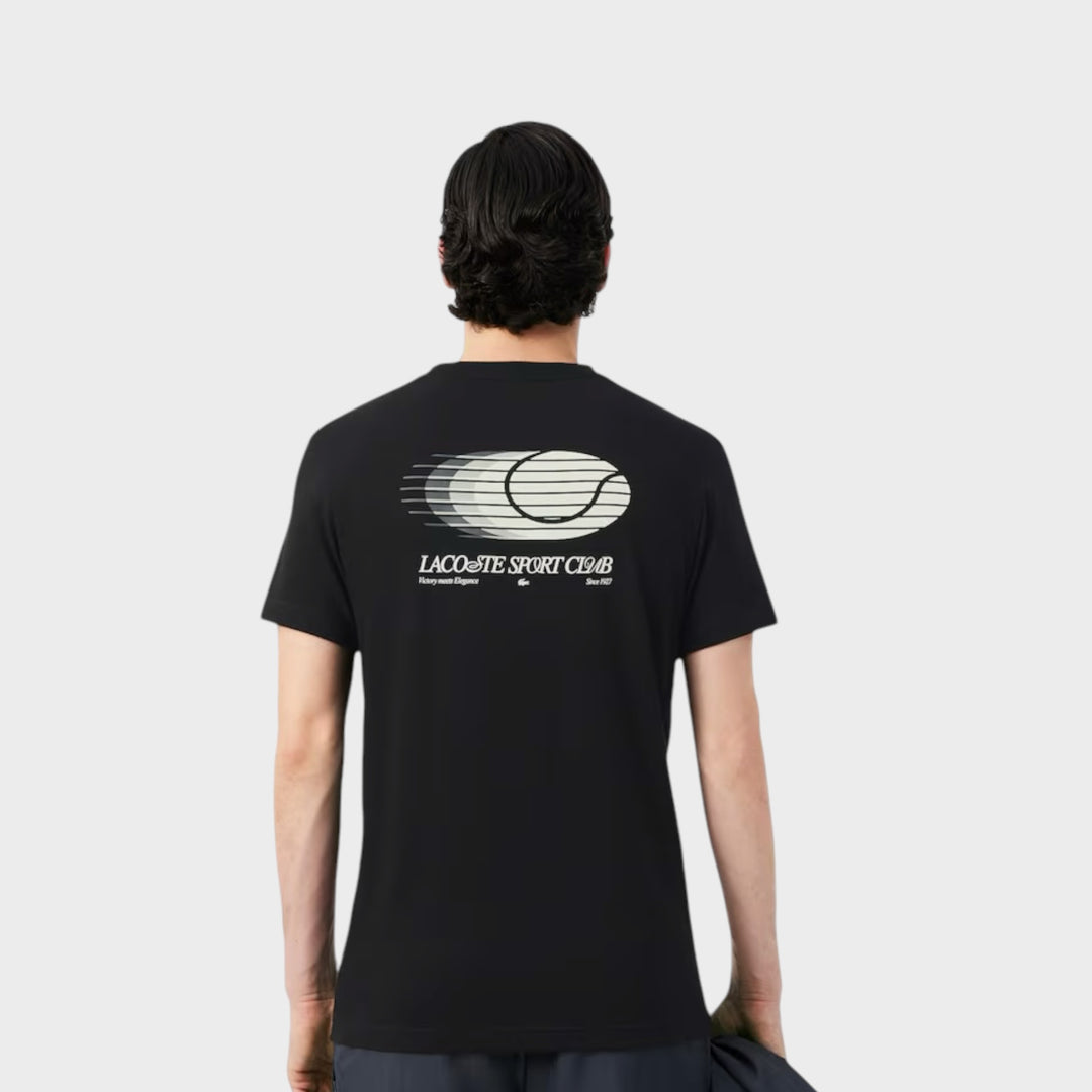 Lacoste Printed Sport T-shirt I Sort