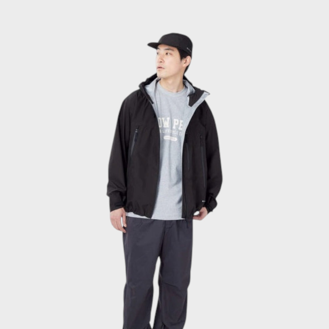 Snow Peak Gore-Tex Regnjakket I Sort