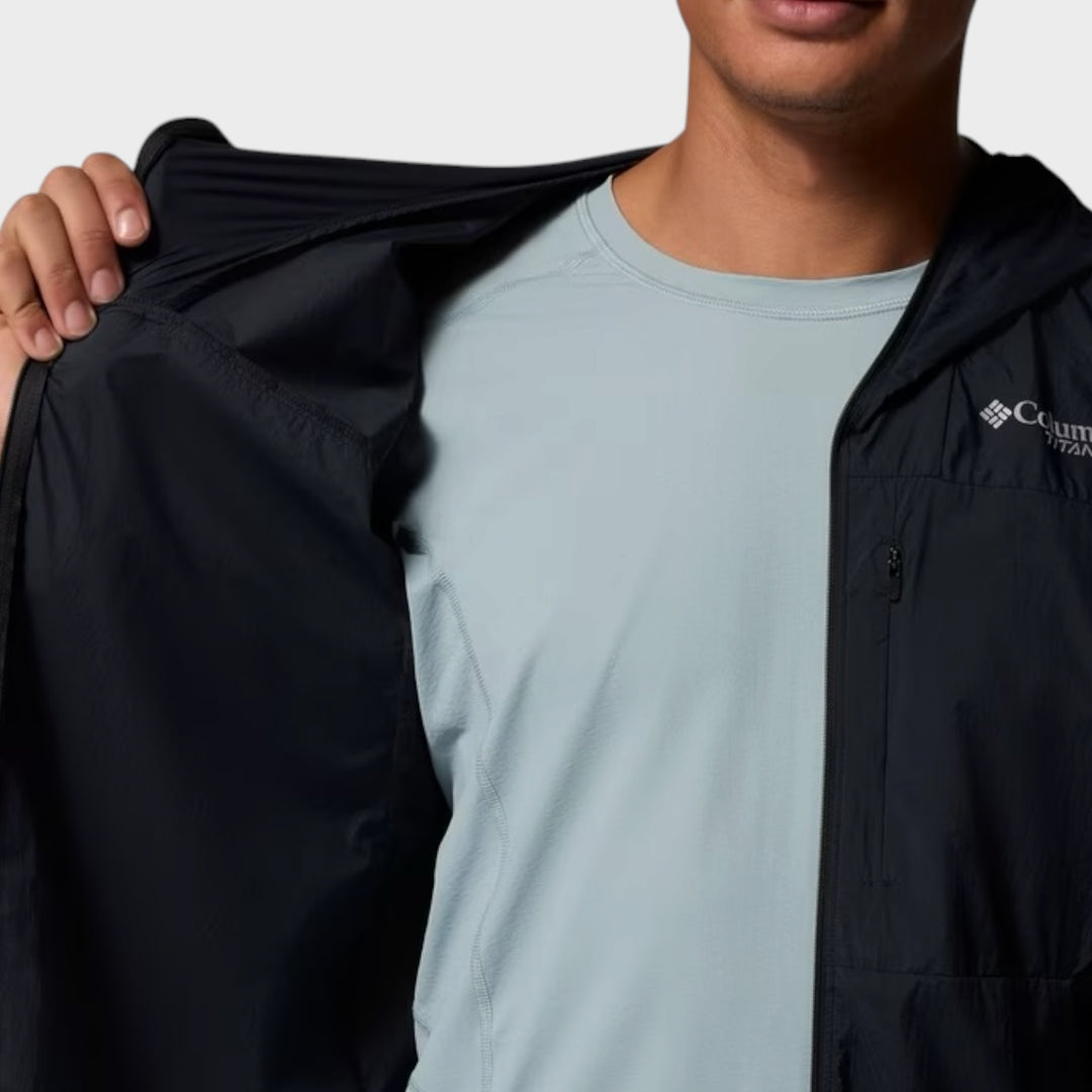 Columbia Khyex Pro™ Hooded Windbreaker I Sort