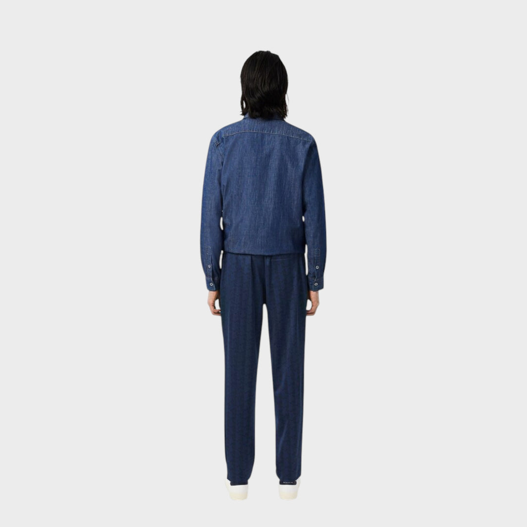 Lacoste Monogram Jacquard Sweatpants I Navy
