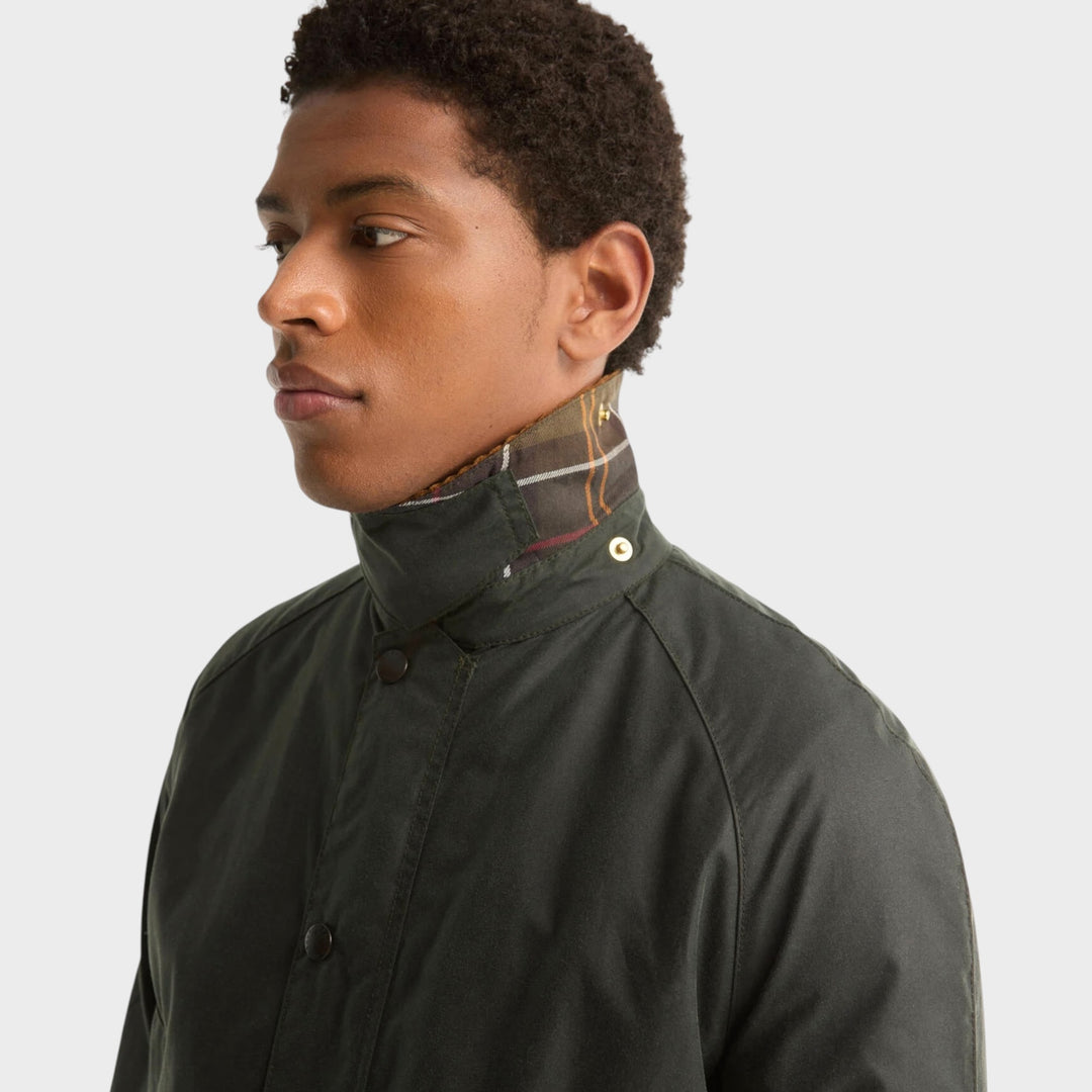 Barbour Icons Ashby Wax Jakke I Sage