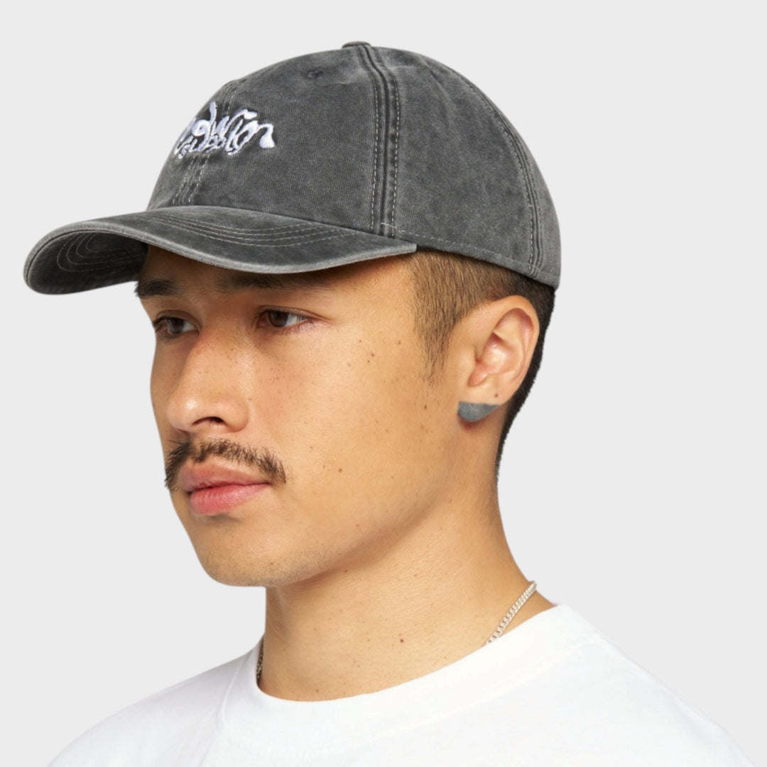Edwin Soft Washed 6 Panel Cap I Black/Stone Washed