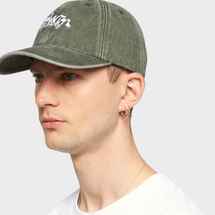 Edwin Soft Washed 6 Panel Cap I Mediterranea