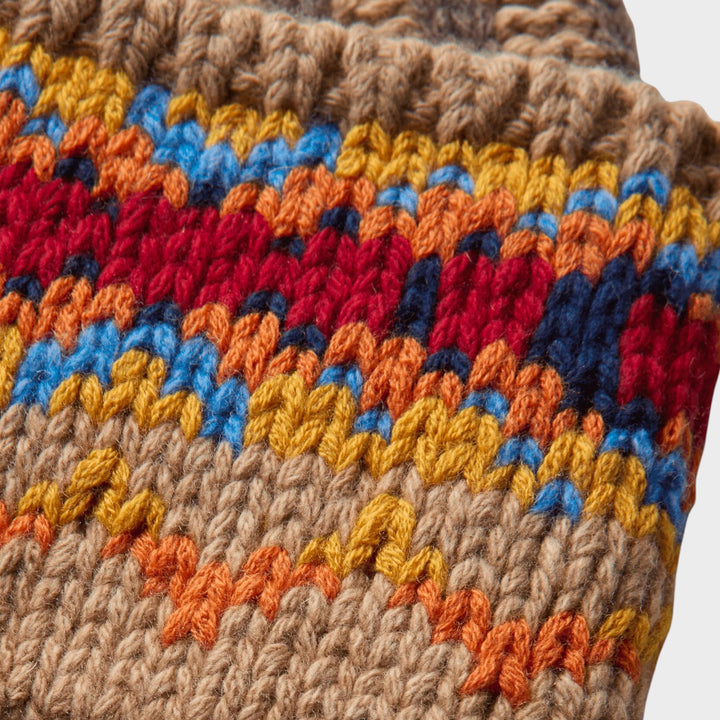 Ralph Lauren Fair Isle Beanie I Tan