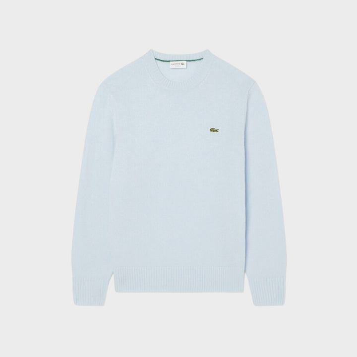 Lacoste Wool Crewneck Sweater I Light Blue