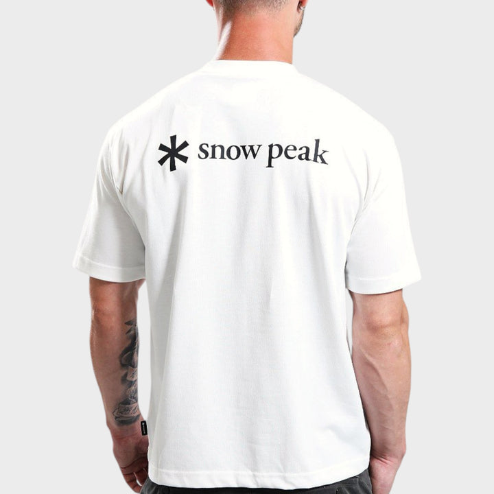 Snow Peak NSD Back Printed Logo T-Shirt I Hvid