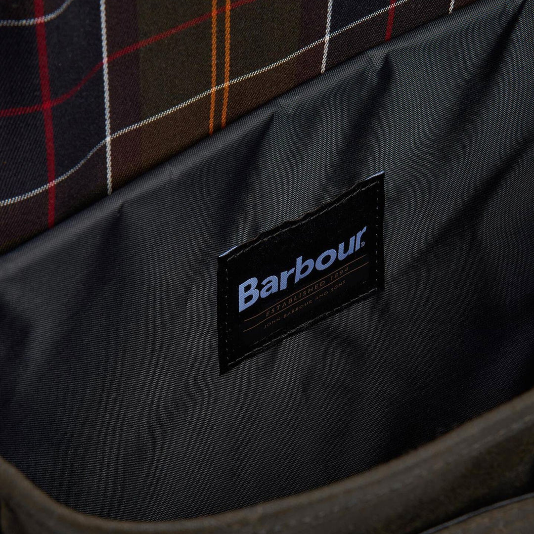 Barbour Field Wax Messenger Taske I Olive