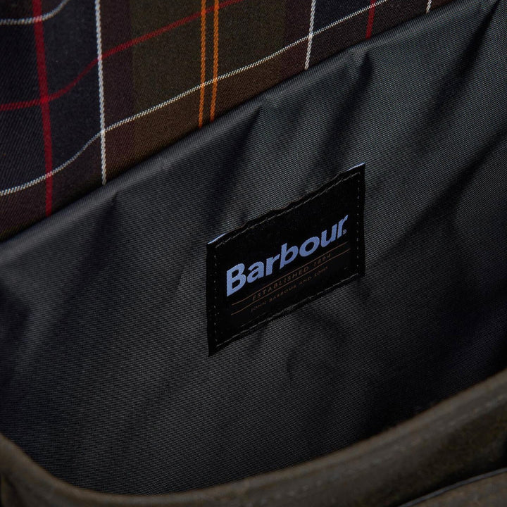 Barbour Field Wax Messenger Taske I Olive
