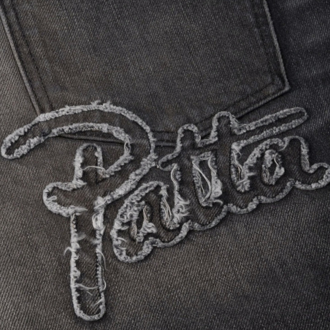 Patta Dark Dirty Whiskers Baggy Denim Jeans I Black