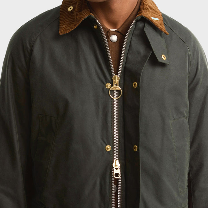 Barbour Icons Ashby Wax Jakke I Sage