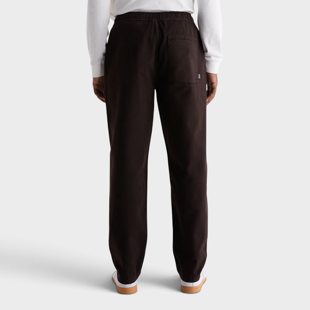 Wax London Kurt Organic Trousers I Dark Brown