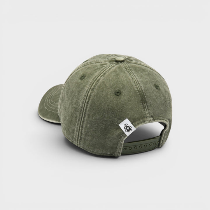 Edwin Soft Washed 6 Panel Cap I Mediterranea