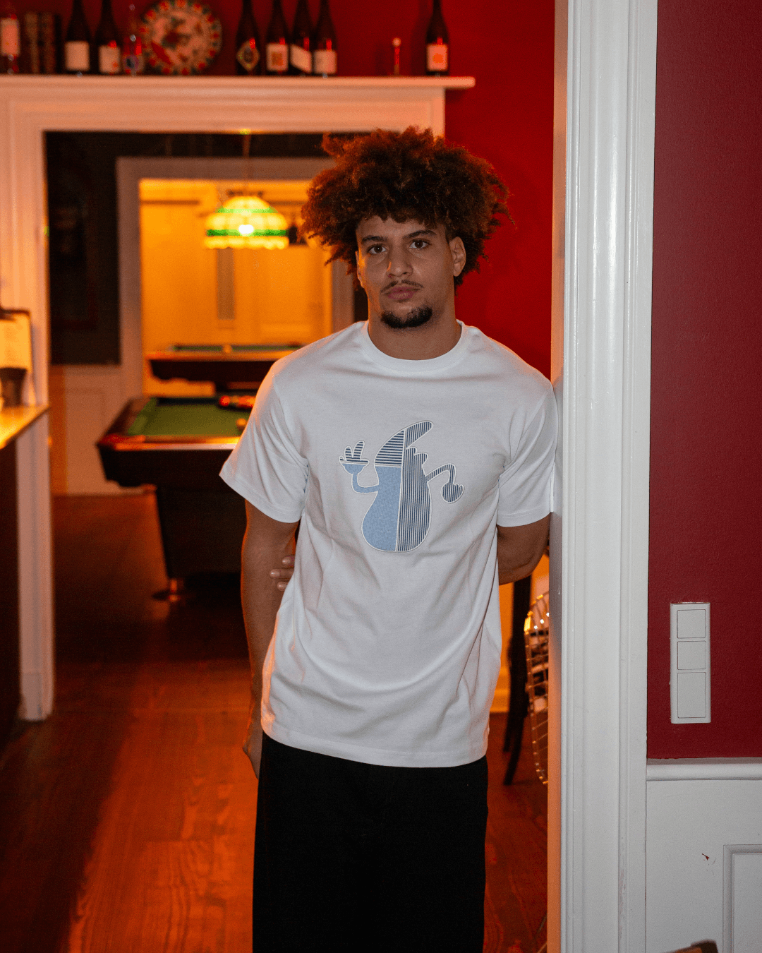 Le Fix Patchwork Kaj T-Shirt I Hvid