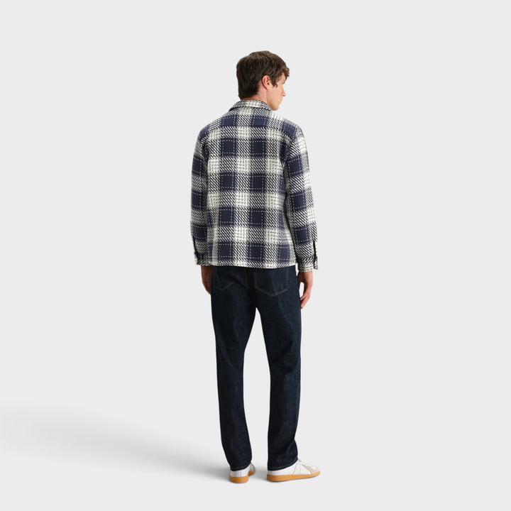 Wax London Whiting Overshirt I Marine