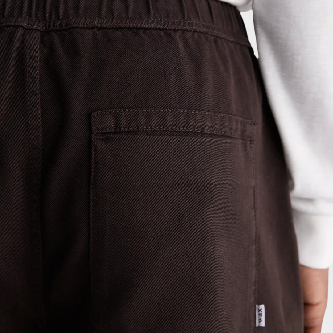 Wax London Kurt Organic Trousers I Dark Brown