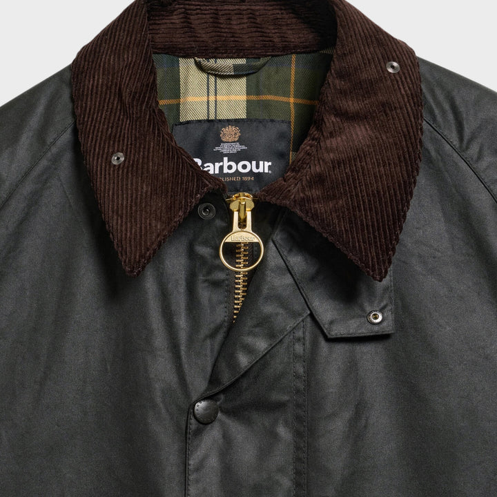 Barbour OS Transport Wax Jakke I Sage
