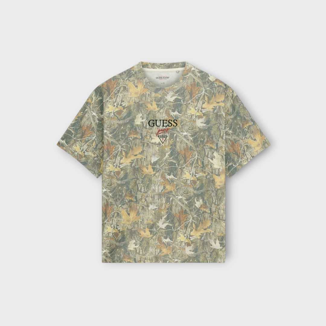 Guess Jeans Baker Logo T-Shirt I Camo