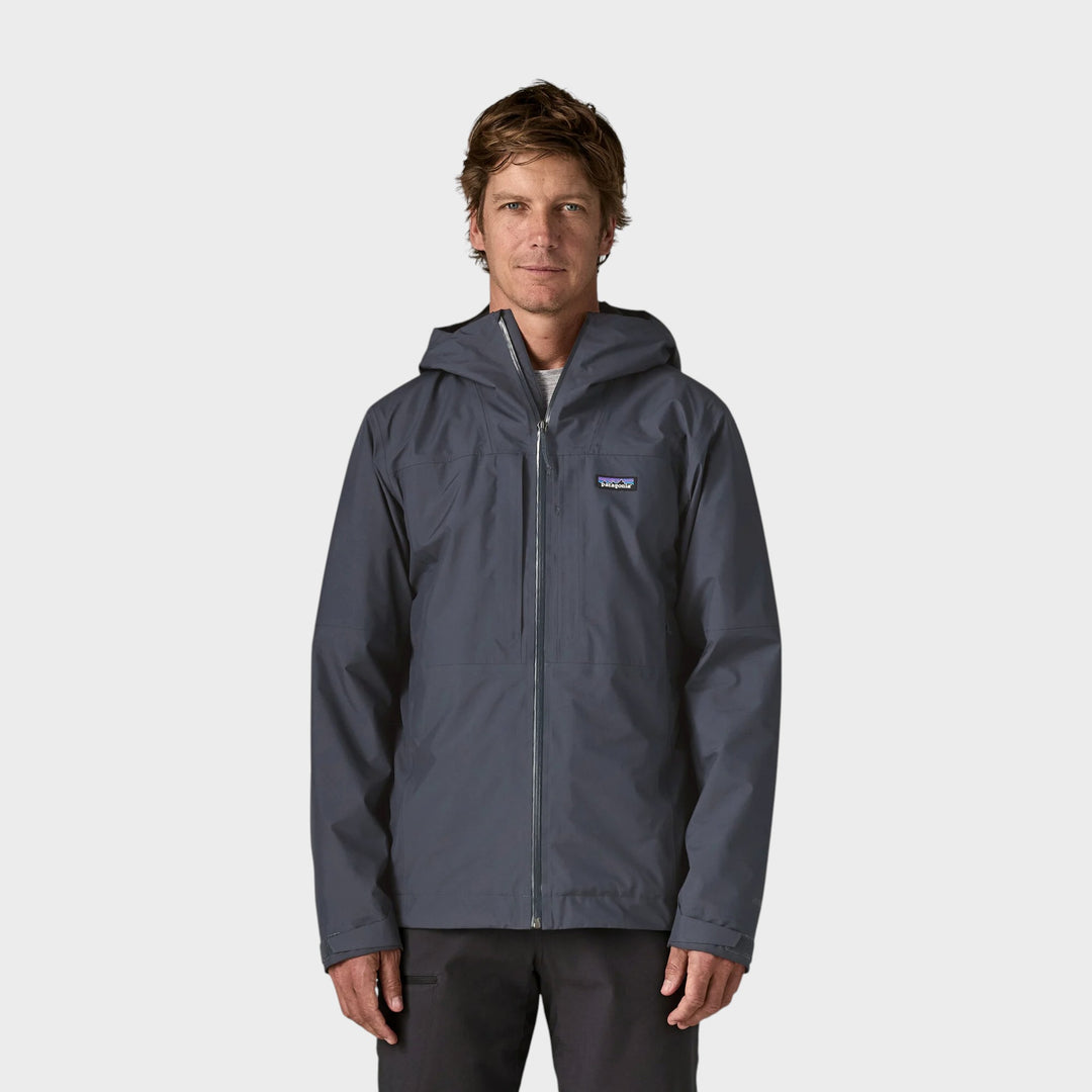 Patagonia insulated boulder fork Regnjakke I Smoulder Blue