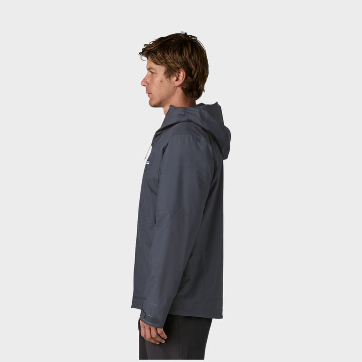 Patagonia insulated boulder fork Regnjakke I Smoulder Blue