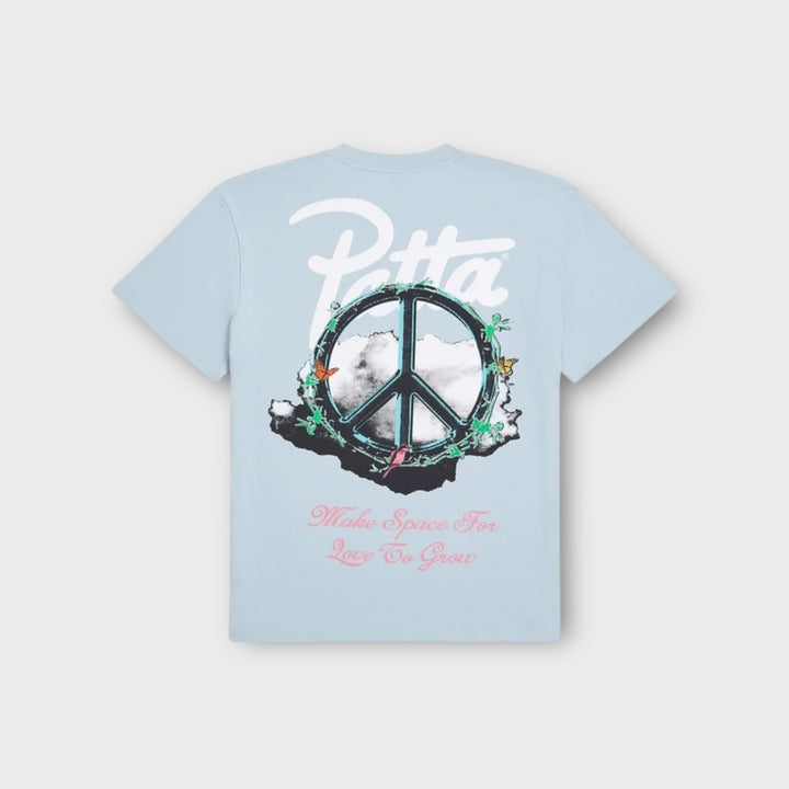 Patta Xerox Peace T-Shirt I Dusty Blue