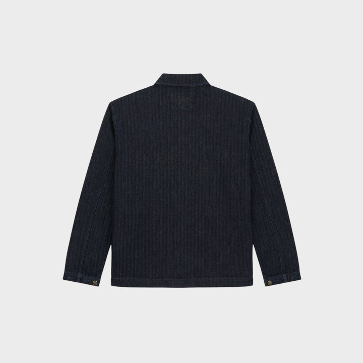 Dickies Selvedge Herringbone Barn Rinsed Jakke I Blå